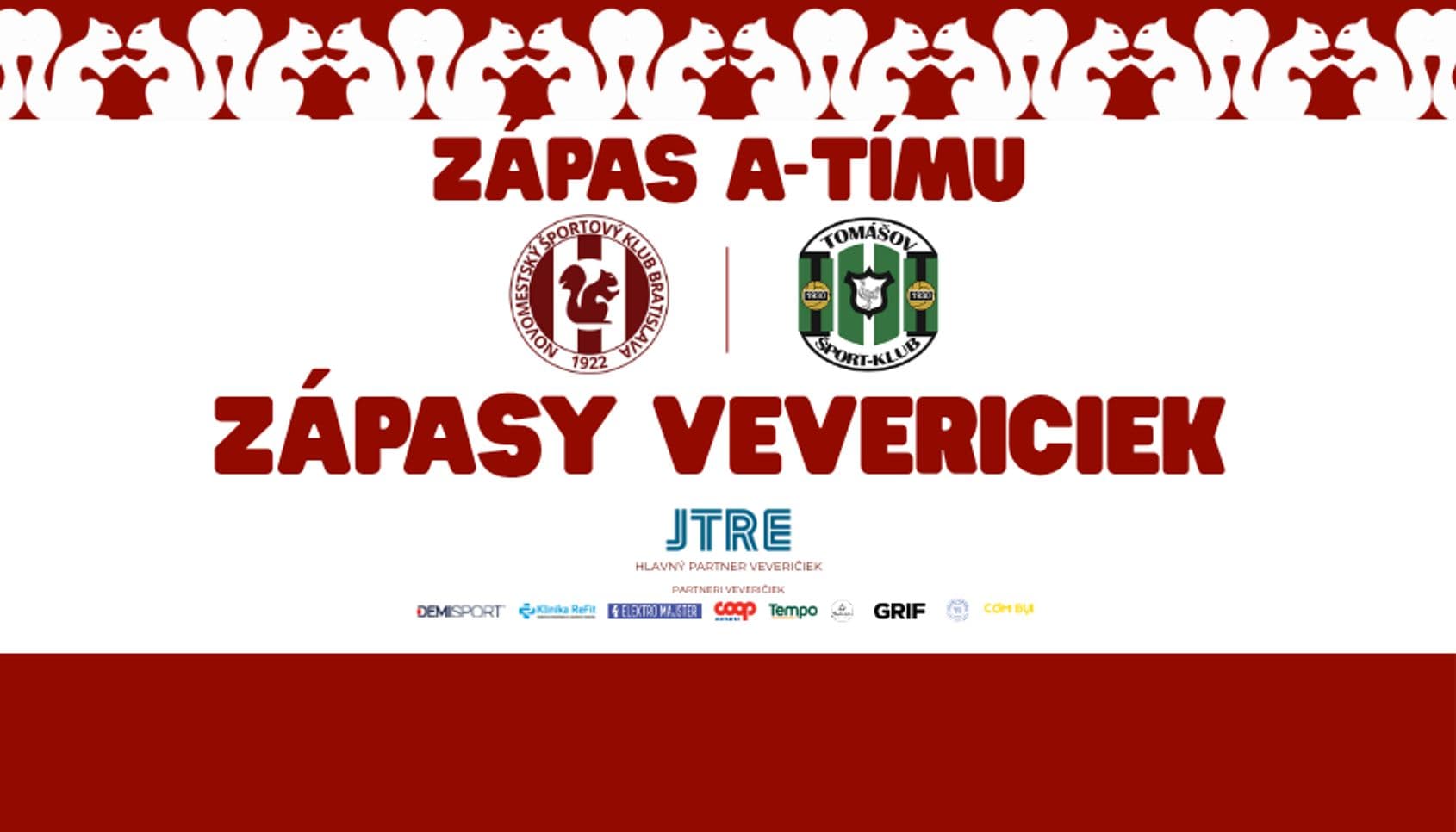 Novomešťania privítajú pri Kuchajde Tomášov - zápasy veveričiek: sobota 18.4. - nedeľa 19.4.2026