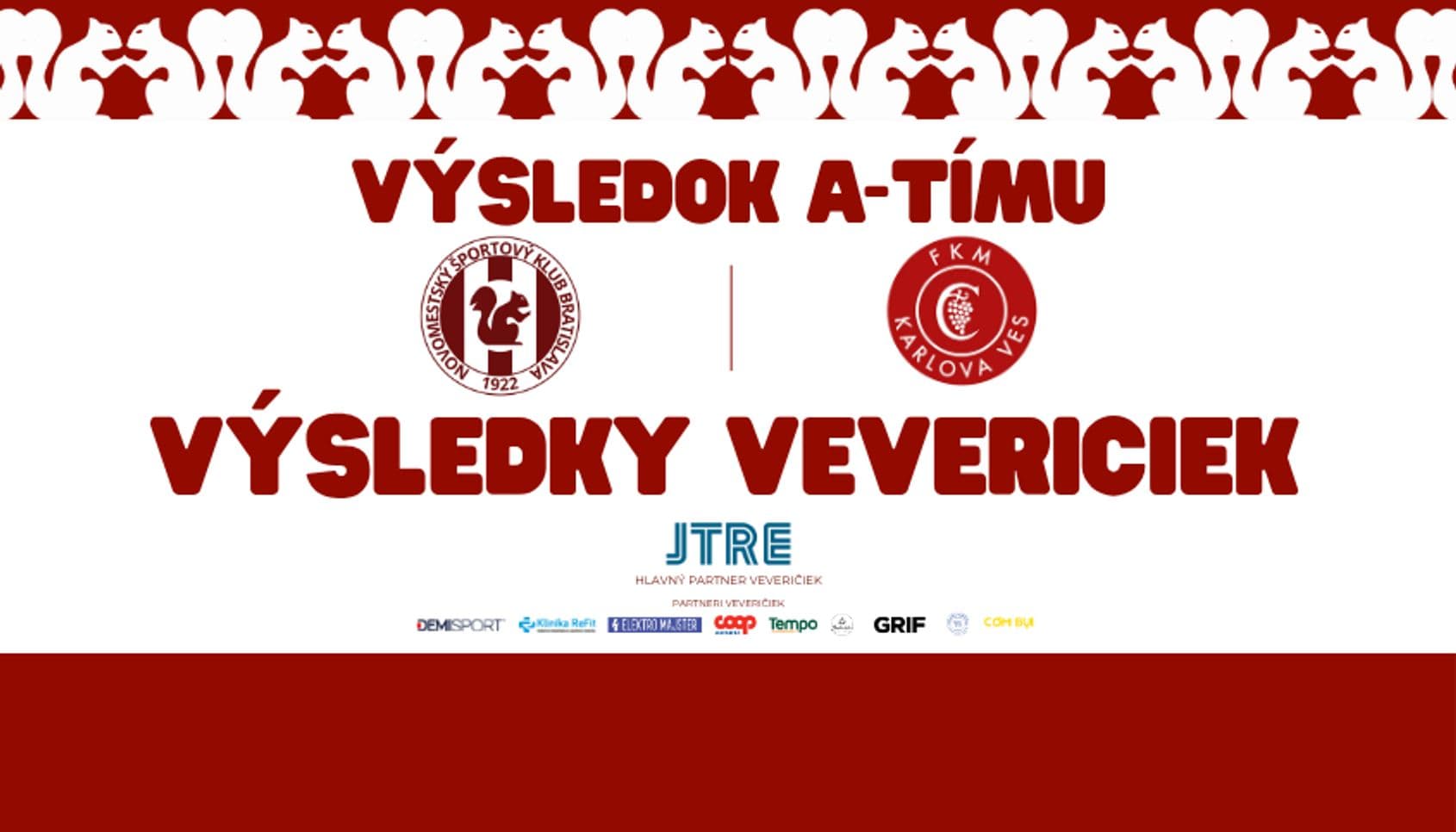 Domáca remíza Novomešťanov a výsledky veveričiek